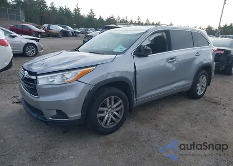 2014 Toyota Highlander Le V6 z USA, uszkodzony, nr VIN 5TDBKRFHXES048873